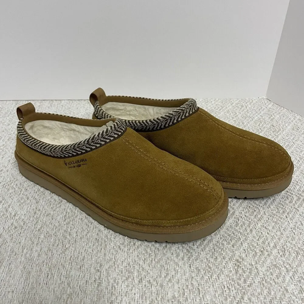 Koolaburra by UGG® Burree Mens 13 Brown Suede Slide Slippers NIB READ